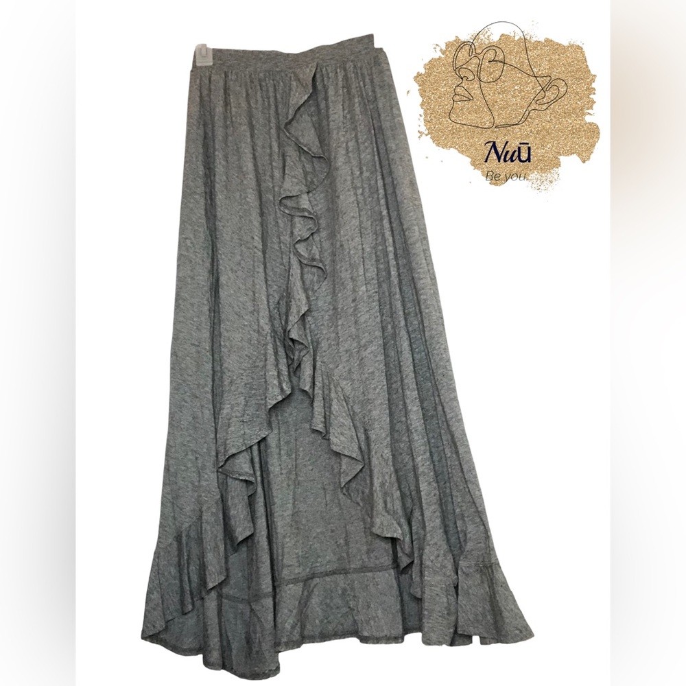 Poof! Hi-Low Skirt with Ruffle Detail Small